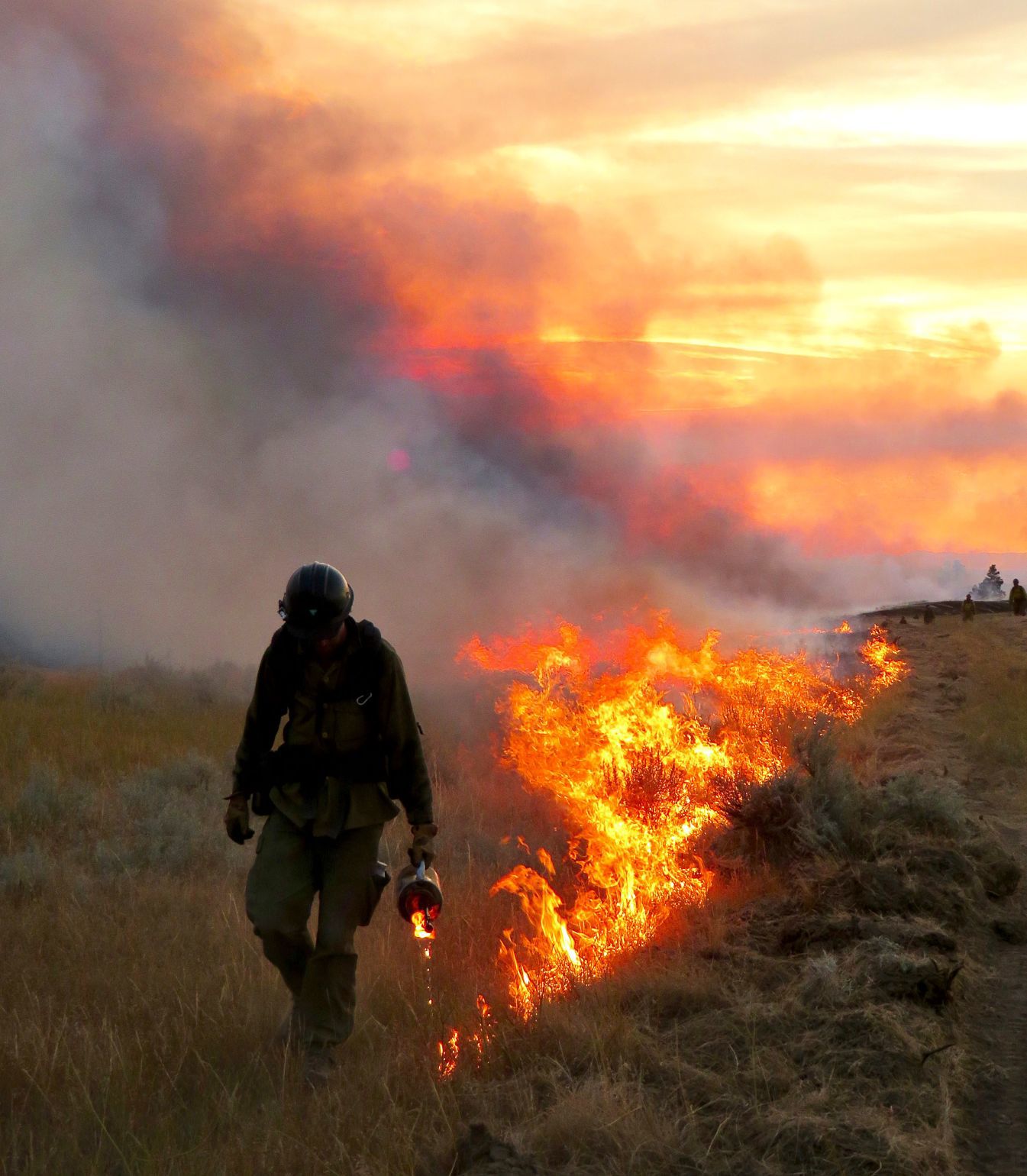 Vet fire burnout